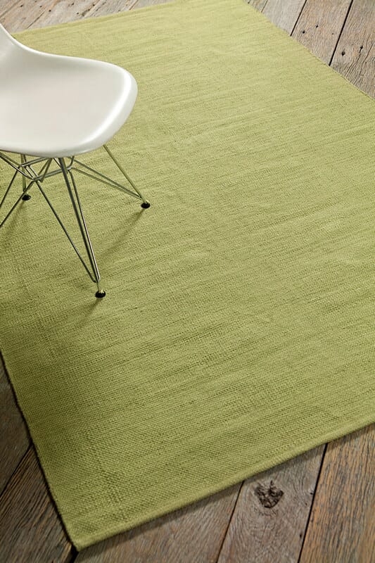 Chandra India ch-ind-6 Green Solid Color Area Rug