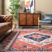 AreaRugs.com Wavaj Nwa1056A Rust Area Rug