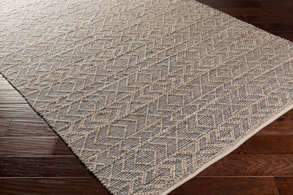 Surya Ingrid Ing-2003 Dark Blue, Ivory, Taupe Geometric Area Rug