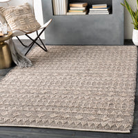 Surya Ingrid Ing-2005 Beige, Cream, Dark Blue Area Rug