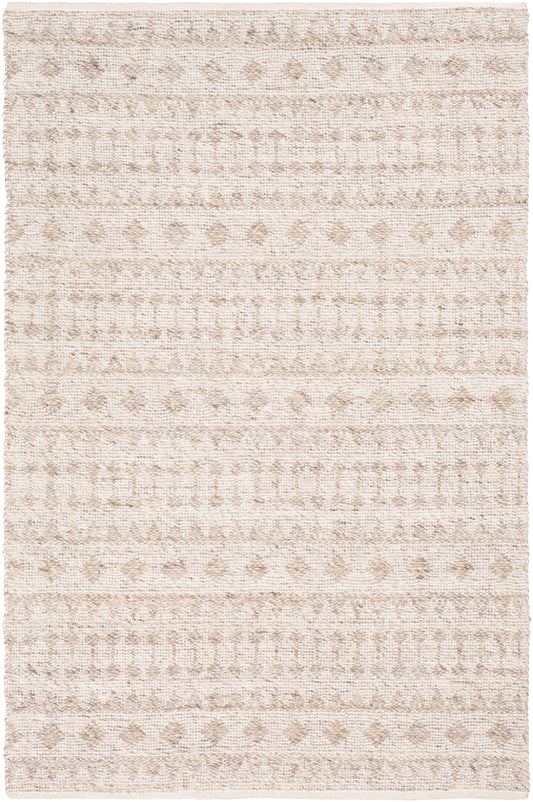 Surya Ingrid Ing-2006 Metallic - Silver, White Area Rug