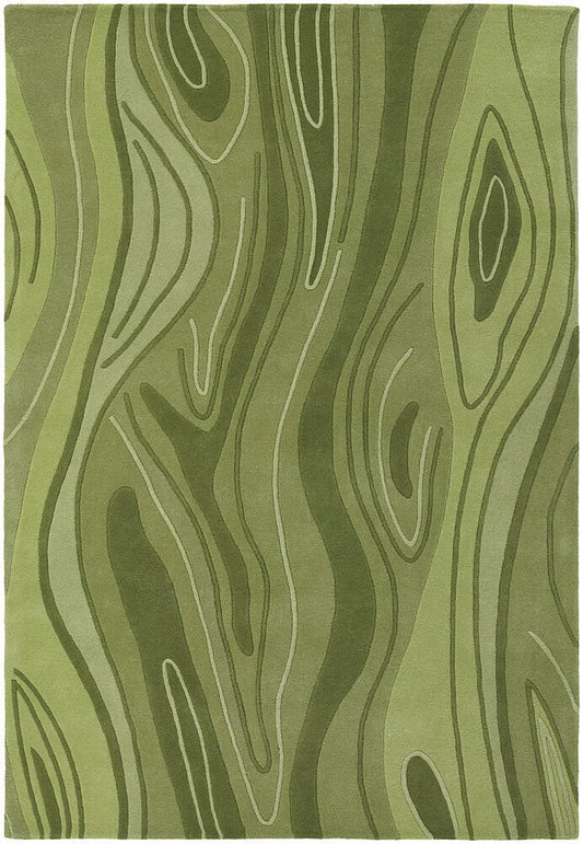 Chandra Inhabit Inh21617 Green Organic / Abstract Area Rug