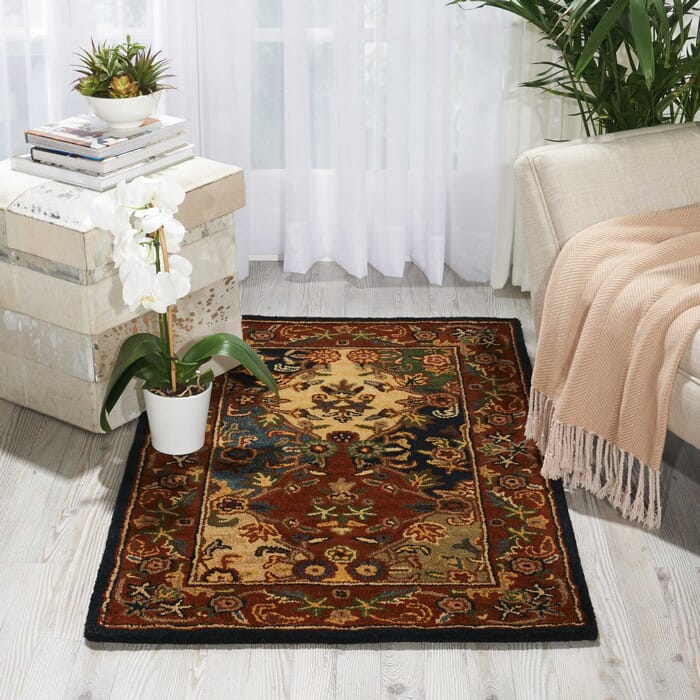 Nourison India House Ih23 Multi Color Area Rug