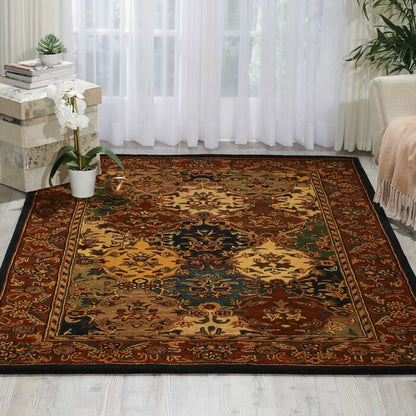 Nourison India House Ih23 Multi Color Area Rug