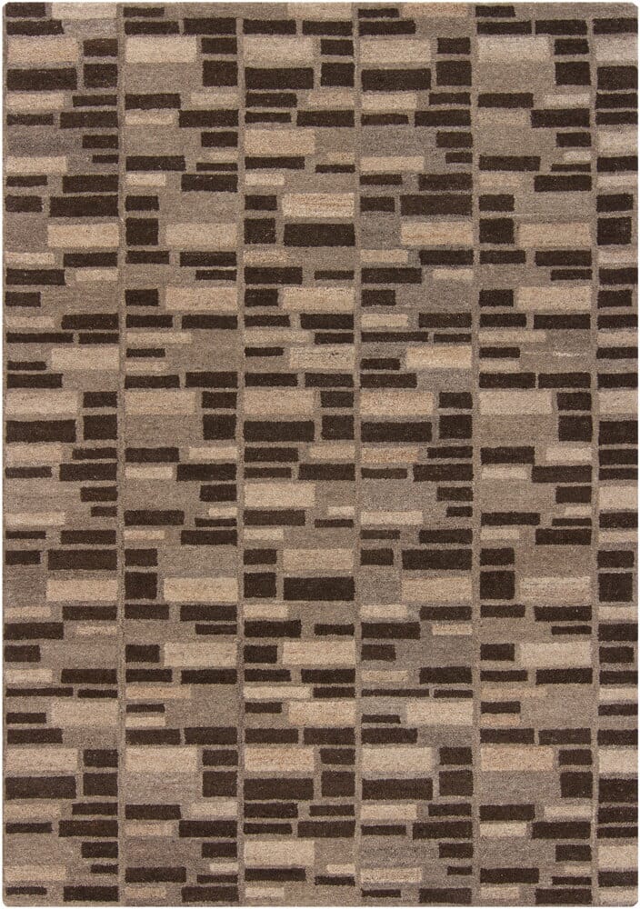 Chandra Innate Inn31003 Taupe / Brown / Tan Geometric Area Rug