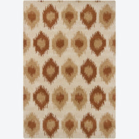 Chandra Chancery Int-13403 Brown Southwestern Area Rug