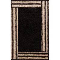 Chandra Int Int13471 Black / Tan Bordered Area Rug