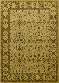 Chandra Finsbury Int-13497 Green Area Rug