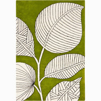 Chandra Basinghall Int-30009 Off White Floral / Country Area Rug