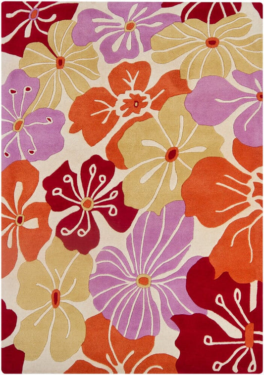 Chandra Basinghall Int-30015 Multi Floral / Country Area Rug