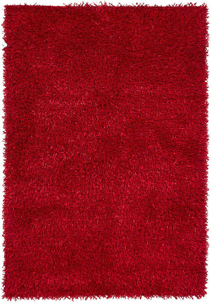 Chandra Int Int30026 Red / Black Shag Area Rug