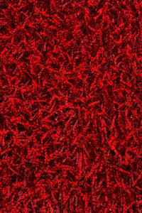 Chandra Int Int30036 Red / Black Shag Area Rug