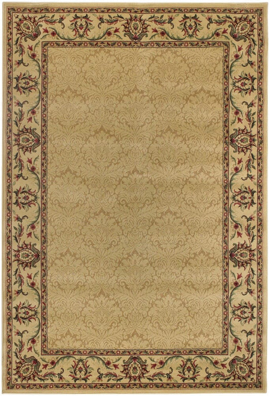Chandra Iona Ion8904 Gold / Green / Cherry / Brown Area Rug