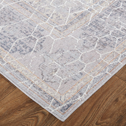 Feizy Francisco 39Fdf Gray/Ivory Area Rug