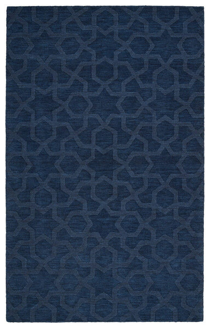 Kaleen Imprints Modern Ipm06-22 Navy Geometric Area Rug