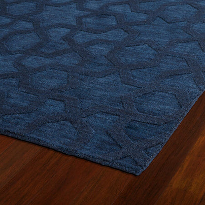 Kaleen Imprints Modern Ipm06-22 Navy Geometric Area Rug