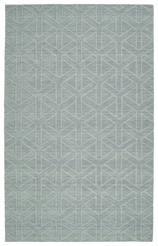 Kaleen Imprints Modern Ipm08-79 Light Blue Geometric Area Rug