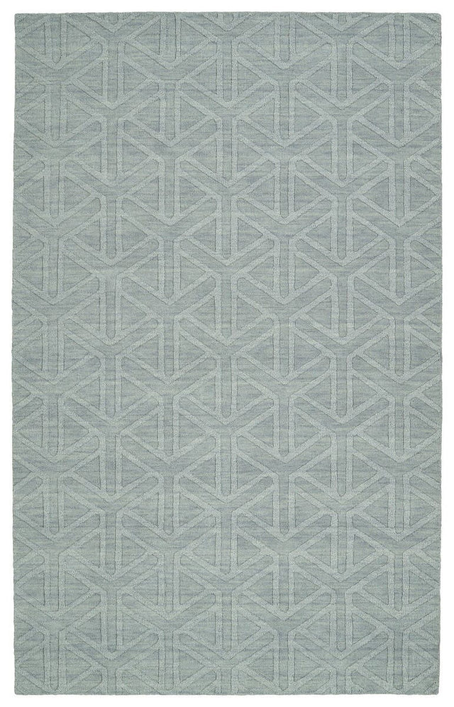 Kaleen Imprints Modern Ipm08-79 Light Blue Geometric Area Rug