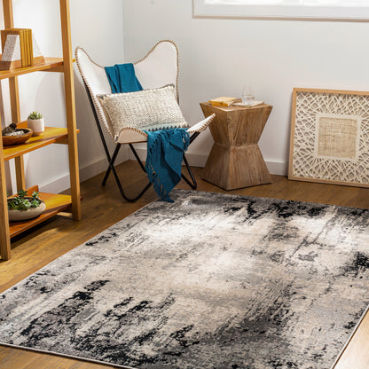 Surya Impulse Ips-2302 Charcoal, Black, Light Gray, Taupe Area Rug