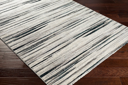 Surya Impulse Ips-2303 Black, Charcoal, Taupe, Light Gray Area Rug