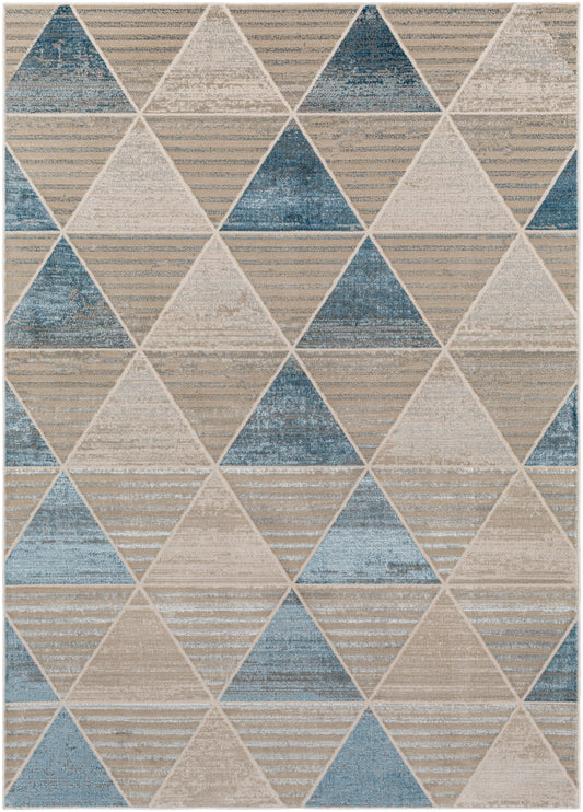 Surya Impulse Ips-2306 Deep Teal, Taupe Area Rug