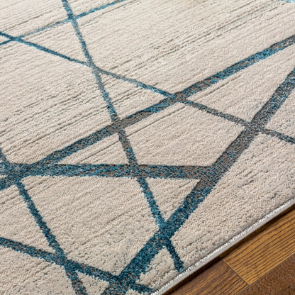 Surya Impulse Ips-2312 Deep Teal, Light Beige Area Rug