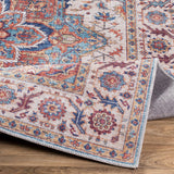 Surya Iris Irs-2301 Navy, Ice Blue, Ivory, Bright Yellow Rugs.