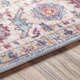Surya Iris Irs-2301 Navy, Ice Blue, Ivory, Bright Yellow Rugs.
