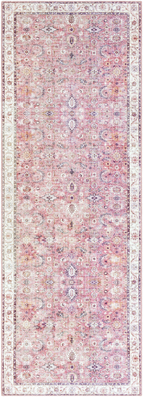 Surya Iris Irs-2305 Garnet, Mauve, Ivory, Wheat Rugs.