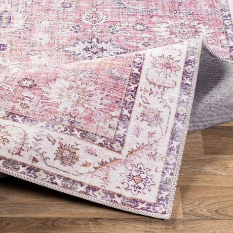 Surya Iris Irs-2305 Garnet, Mauve, Ivory, Wheat Rugs.