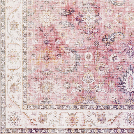 Surya Iris Irs-2305 Garnet, Mauve, Ivory, Wheat Rugs.