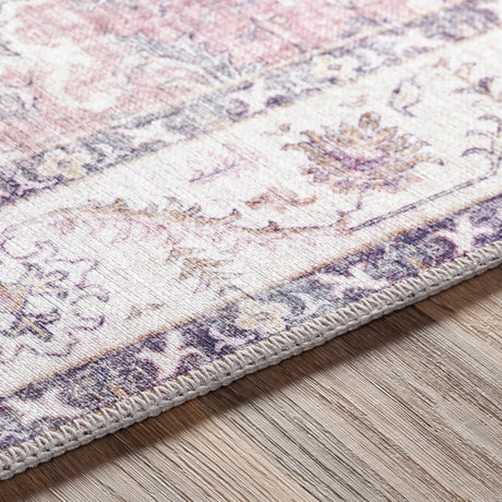 Surya Iris Irs-2305 Garnet, Mauve, Ivory, Wheat Rugs.