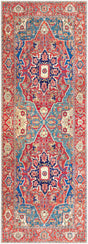 Surya Iris Irs-2309 Burnt Orange, Bright Red, Ice Blue, Navy Rugs.