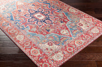 Surya Iris Irs-2309 Burnt Orange, Bright Red, Ice Blue, Navy Area Rug