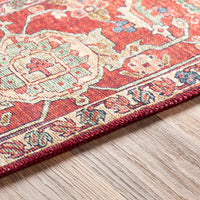 Surya Iris Irs-2309 Burnt Orange, Bright Red, Ice Blue, Navy Area Rug