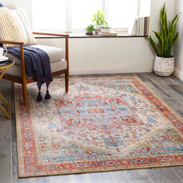 Surya Iris Irs-2314 Beige, Grass Green, Emerald, Denim Rugs.