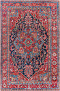 Surya Iris Irs-2316 Navy, Denim, Bright Red, Grass Green Rugs.