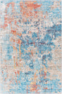 Surya Iris Irs-2318 Teal, Denim, Burnt Orange, Wheat Rugs.
