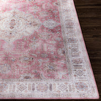 Surya Iris Irs-2321 Mauve, Blush, Pale Blue, Brown Area Rug