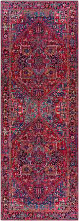 Surya Iris Irs-2330 Dark Blue, Red, Tan, Teal Rugs.