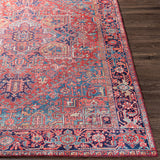 Surya Iris Irs-2330 Dark Blue, Red, Tan, Teal Rugs.