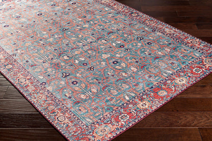 Surya Iris Irs-2334 Rust, Red, Dark Blue, Tan Area Rug