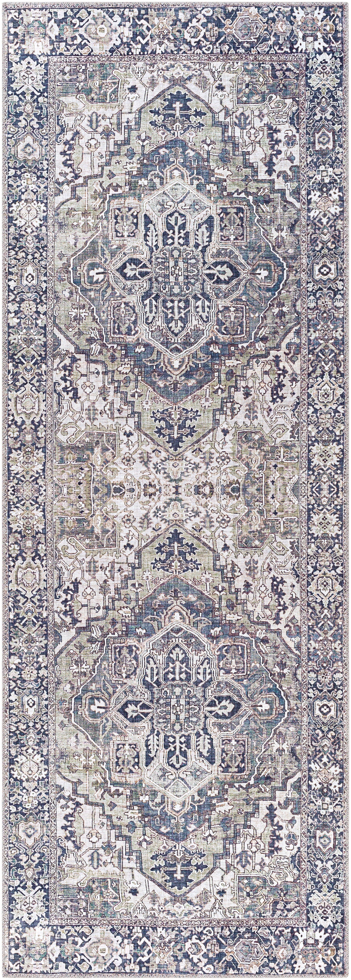Surya Iris Irs-2359 Charcoal, Sage, Light Gray, Cream Rugs.