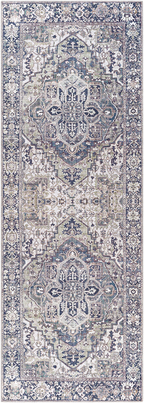 Surya Iris Irs-2359 Charcoal, Sage, Light Gray, Cream Rugs.