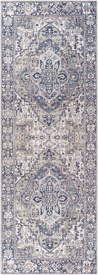 Surya Iris Irs-2359 Charcoal, Sage, Light Gray, Cream Area Rug