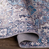 Surya Iris Irs-2362 Denim, Dark Blue, Beige, Lilac Rugs.