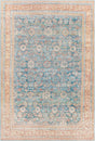 Surya Iris Irs-2365 Dark Blue, Denim, Grass Green, Burnt Orange Rugs.