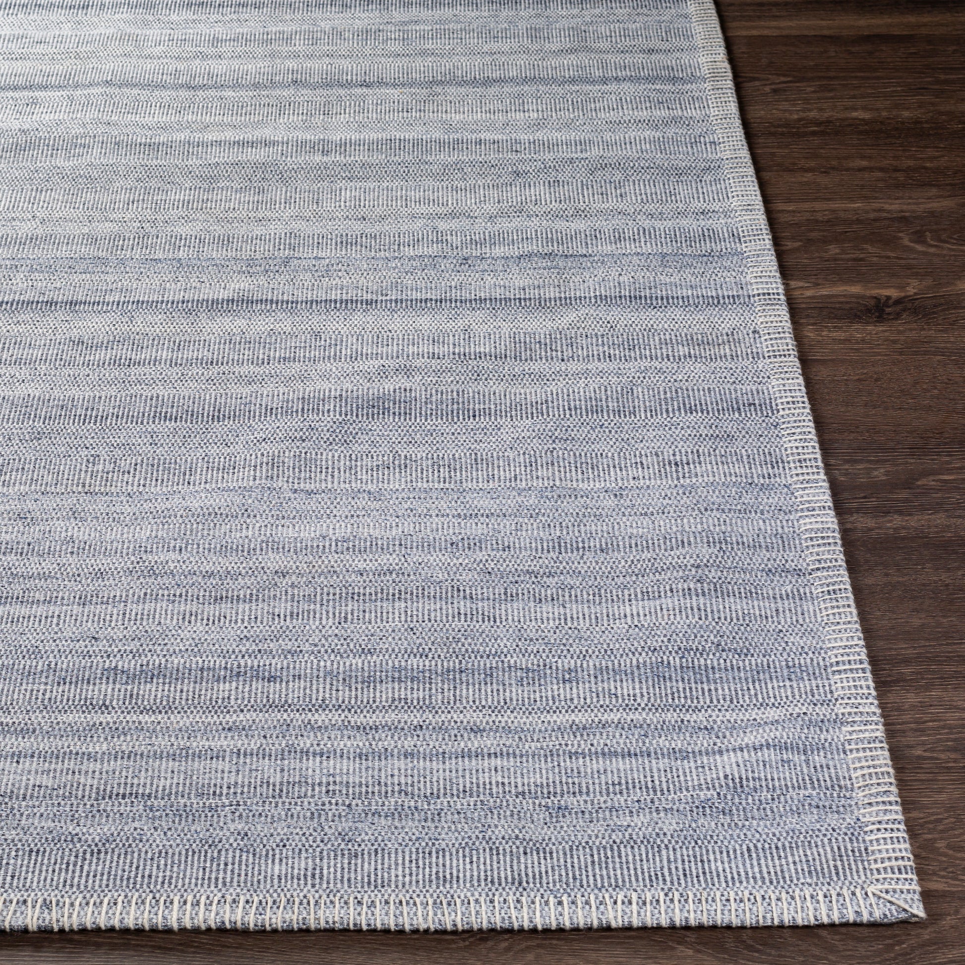 Surya Irvine Irv-2303 Denim, Cream Area Rug