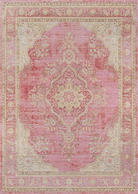Momeni Isabella Isa-1 Pink Vintage / Distressed Area Rug