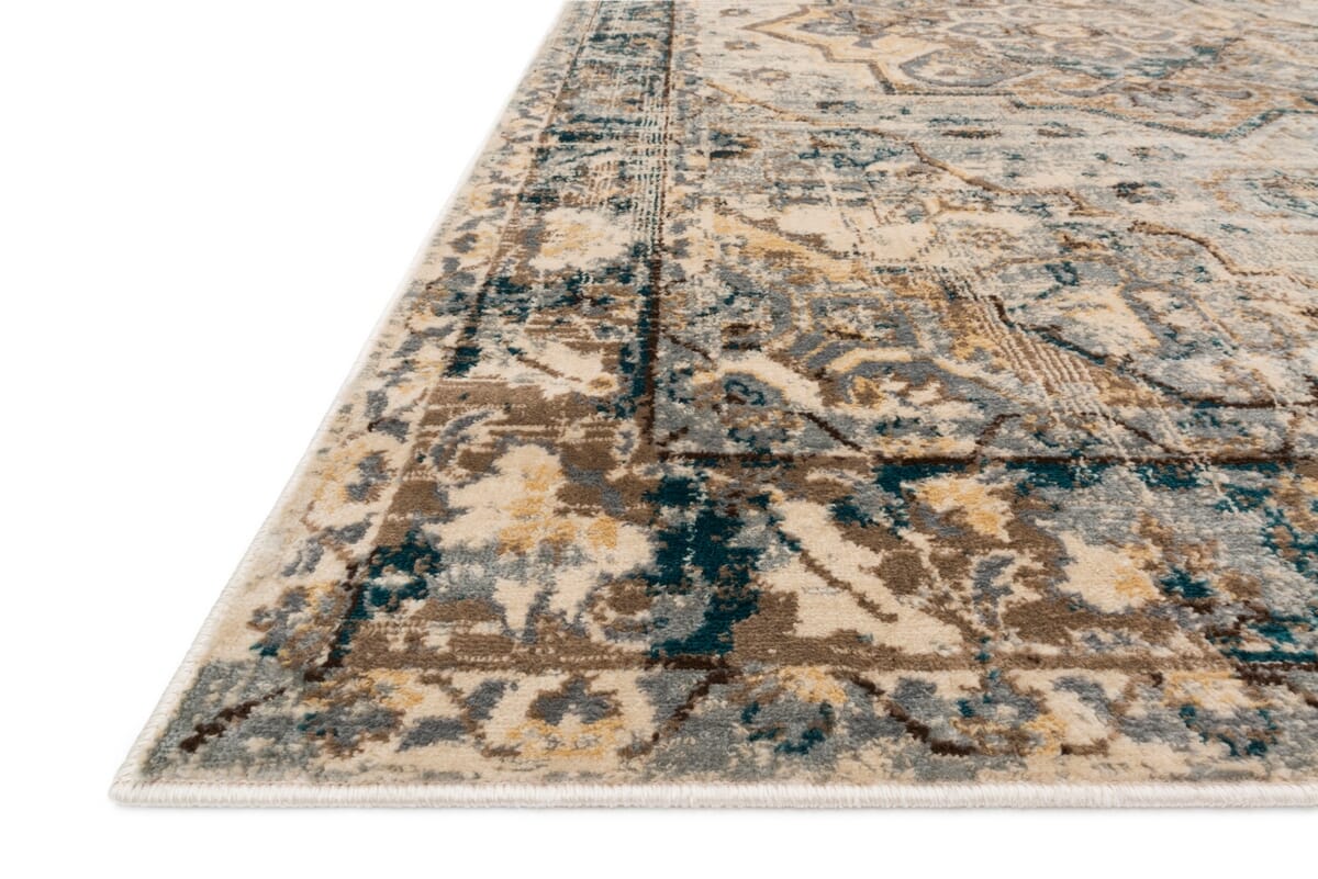 Loloi Isadora Isa-02 Oatmeal / Bark Vintage / Distressed Area Rug